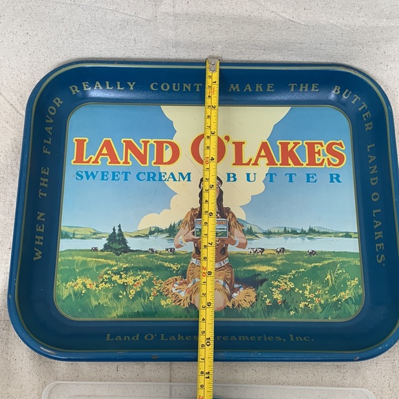 1950's Land O' Lakes Sweet Cream Butter Serving Tray ORIGINAL - Picture 8 of 16